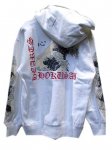 LONELY꡼<BR>HOKUSAI HEARTS HOODIE white