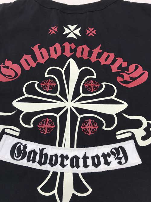 GABORATORYガボラトリー　ガボールGABORATORYCROSS Tシャツ　black- 夜型大型セレクトショップ　AMERICAN  DREAM名古屋