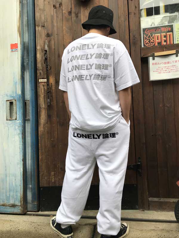 LONELY論理ロンリーNEW LOGO PANTS white- 夜型大型セレクトショップ