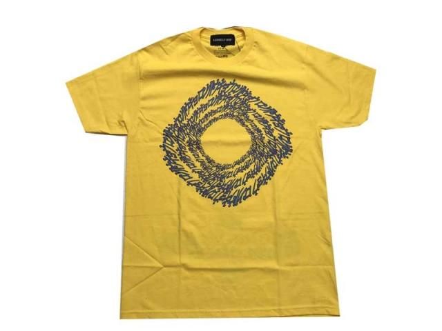 LONELY論理ロンリーGRIND LOGO TEE yellow- 夜型大型セレクト