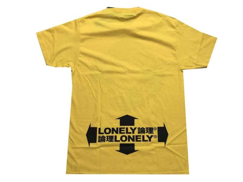 LONELY論理ロンリーGRIND LOGO TEE yellow- 夜型大型セレクト