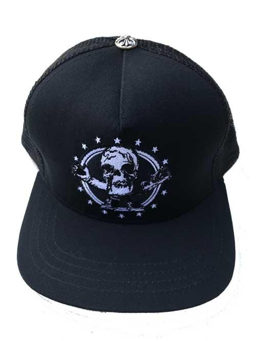 【日本完売】 Chrome Hearts × FOTI MESH CAP 黒 白