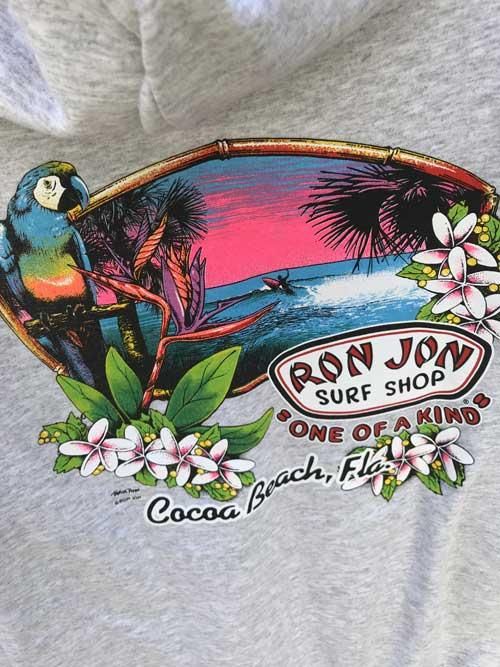 RON JONロンジョンParadise Surf Hoodieプルオーバーパーカー Heather