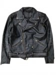 <img class='new_mark_img1' src='https://img.shop-pro.jp/img/new/icons10.gif' style='border:none;display:inline;margin:0px;padding:0px;width:auto;' />KOLLAR CLOTHING<BR>AGED LEATHER JACKET - BLACK COPPERTONE ダブルライダースジャケット
