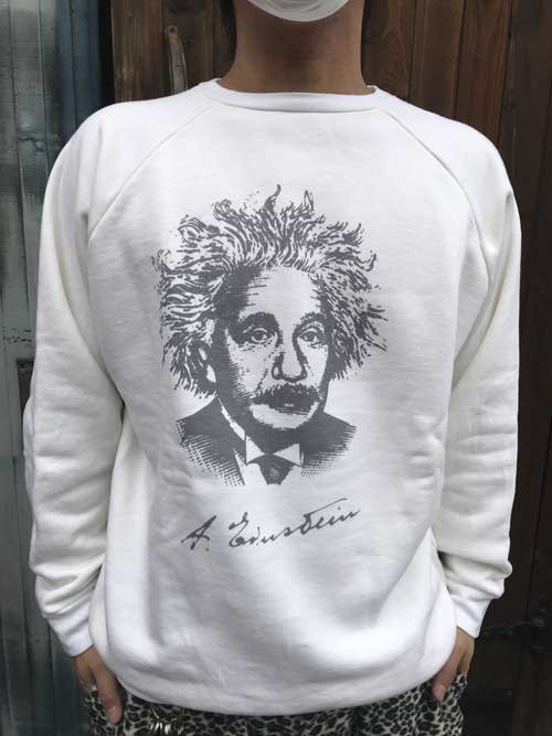 JACKSON MATISSEジャクソンマティスAlbert Einstein Sweat white- 夜型大型セレクトショップ　AMERICAN  DREAM名古屋