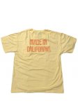 CALIFOLKSカリフォ-クス <BR>MADE IN CALFORNIA TEE yellow