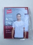 <img class='new_mark_img1' src='https://img.shop-pro.jp/img/new/icons10.gif' style='border:none;display:inline;margin:0px;padding:0px;width:auto;' />Hanes ULTIMATE STRETCH 4P Tシャツ　white