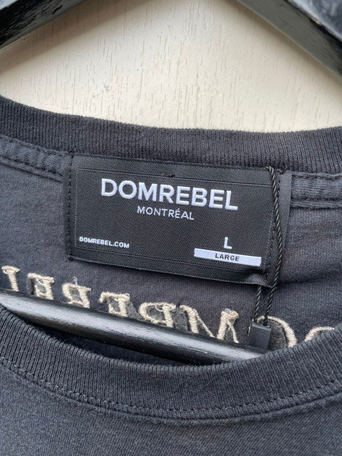 DOM REBEL/ドムレーベルNBA TシャツA　black 　スワロフスキー- 夜型大型セレクトショップ　AMERICAN DREAM名古屋