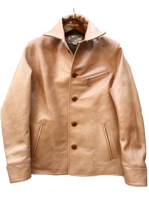 Y'2LEATHERワイツーレザーPersimmon Tannin Dyed Horse CAR COAT