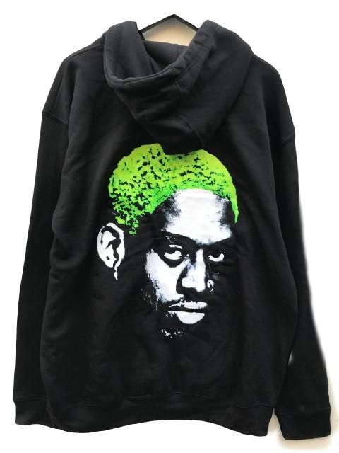 Rodman Hoodie Electric Green / Black - LFUGAZI - トップス