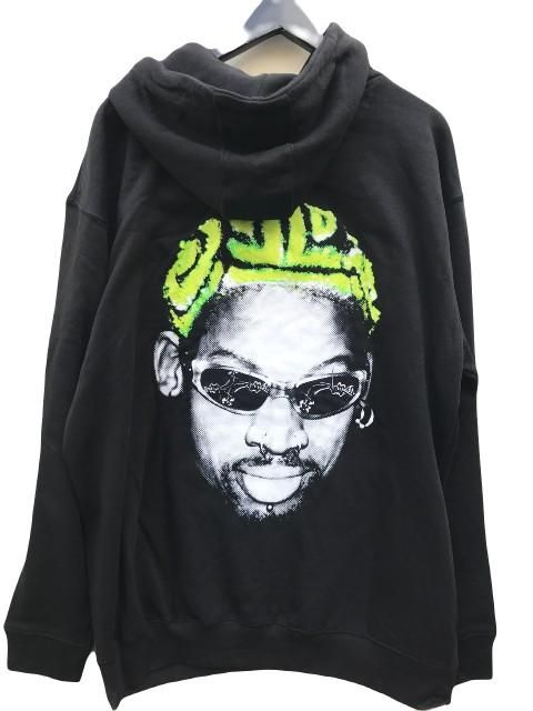 Rodman Hoodie Electric Green / Black - LFUGAZI - トップス