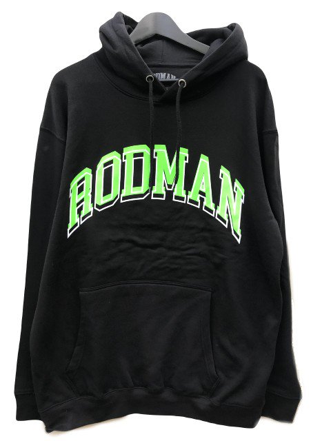 Rodman Hoodie Electric Green / Black - L