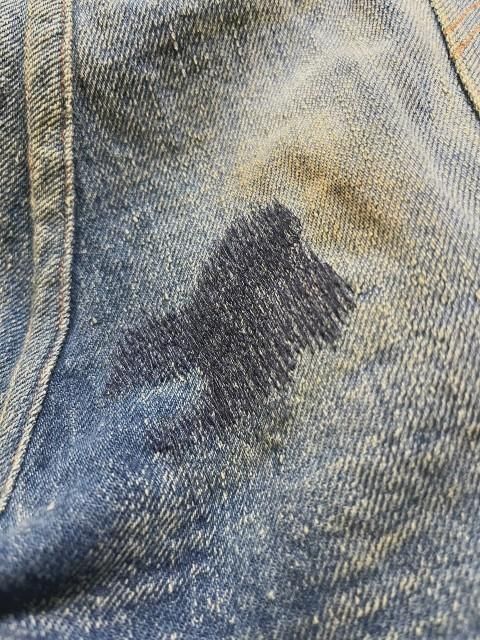 Levis サスペンダーボタン付きデニム デッド- 夜型大型セレクト