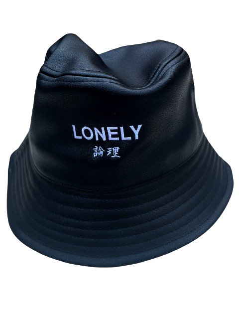 LONELY論理CLASSIC LOGO PU LEATHER HAT black- 夜型大型セレクト