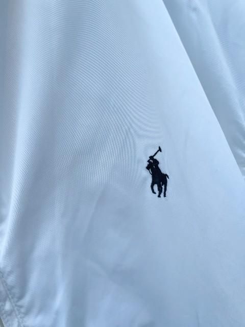 POLO RALPH LAURENラルフローレンナイロンジャケットwhite- 夜型大型