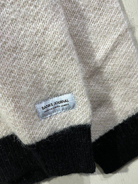 BANKS JOURNALバンクスジャーナルJAMES SWEATER　off white クルーネックセーター - 夜型大型セレクトショップ　 AMERICAN DREAM名古屋