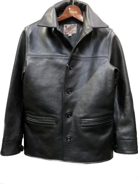 Y'2LEATHERワイツーレザーSUMI DYED HOUSE CAR COAT black SHC-76- 夜 