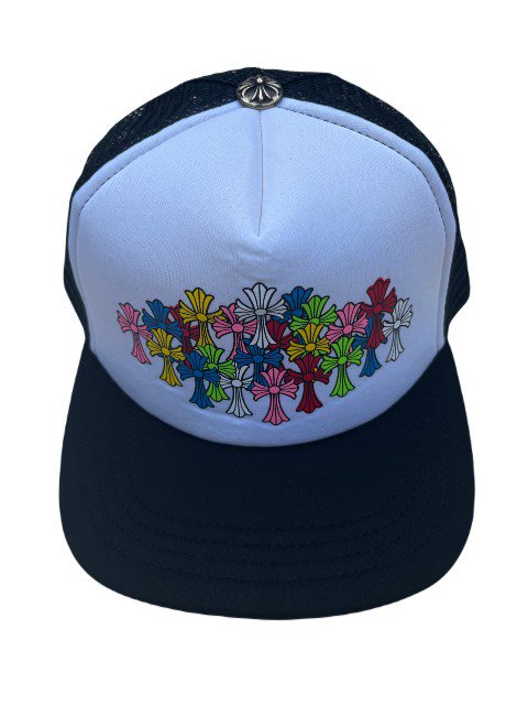 クロムハーツ Chrome hearts 刺繍 CAP キャップ 帽 黒白 - 帽子