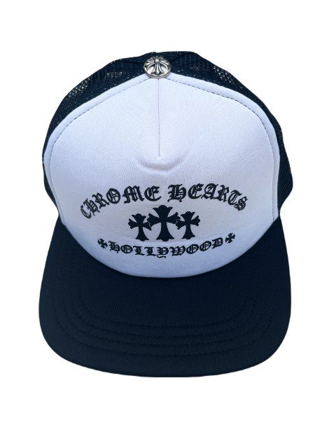 WEB限定】 CHROME HEARTS TRUCKER CAP KING TACO BLACK クロムハーツ