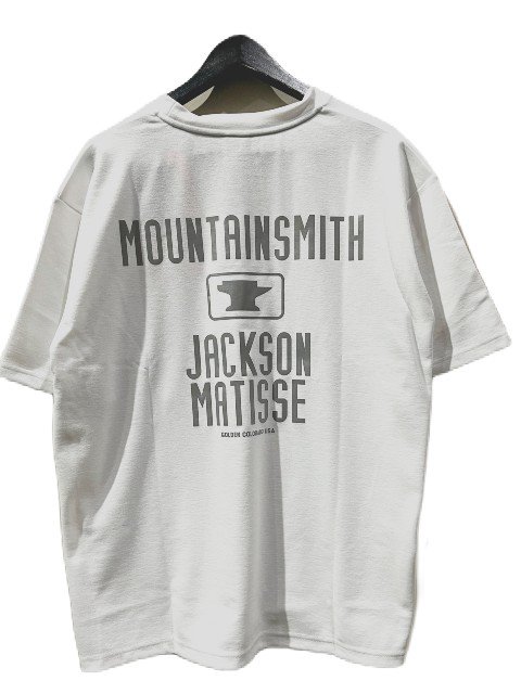 JACKSON MATISSEジャクソンマティスMOUNTAIN SMITH×JM LOGO Pocket Tee　grey-  夜型大型セレクトショップ　AMERICAN DREAM名古屋