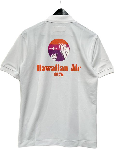 HORN G.N.TホーンガーメントHawaiian Airlines 70’S　ポロシャツ white-夜型大型セレクトショップ　AMERICAN  DREAM名古屋