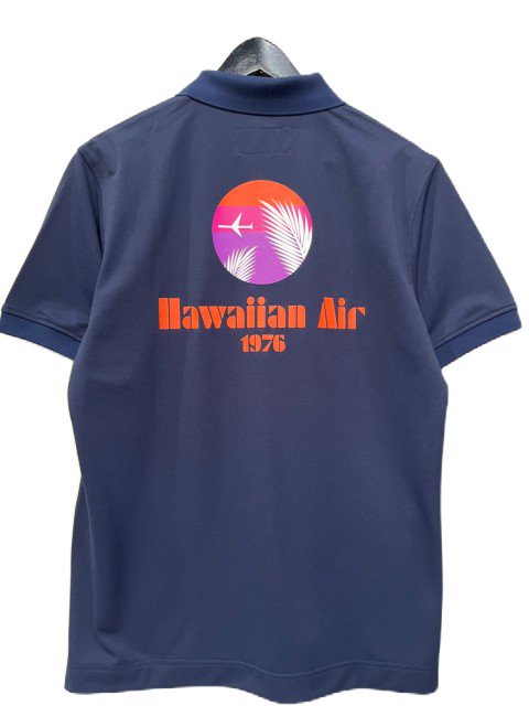 HORN G.N.TホーンガーメントHawaiian Airlines 70’S　ポロシャツ navy-夜型大型セレクトショップ　AMERICAN  DREAM名古屋