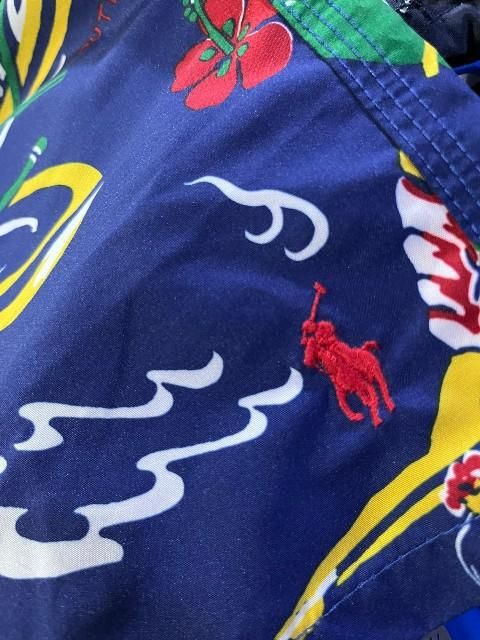 POLO RALPH LAUREN/ポロラルフローレンサーフィン 水着 blue- 夜型大型