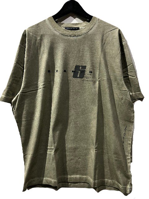 STAMPDスタンプドOil Washed Transit Relaxed Tee khaki 夜型大型セレクトショップ　AMERICAN  DREAM名古屋