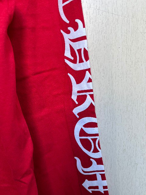 CHROME HEARTSクロムハーツロングスリーブTシャツ red- 夜型大型