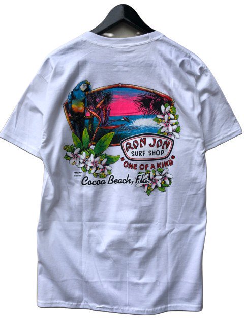 RON JONロンジョンPRADAISE SURF Tシャツwhite- 夜型大型セレクト