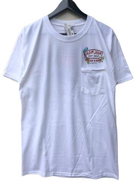 RON JONロンジョンPRADAISE SURF Tシャツwhite- 夜型大型