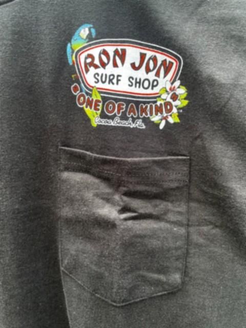 1991 RON JON ロンジョン サーフ　ポケTシャツ ブラック　XL 1991 RON JON ロンジョン サーフ ポケTシャツ ブラック XL | Tシャツ
