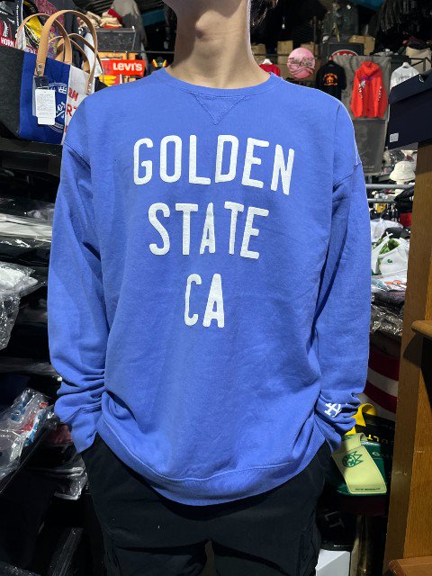 CALIFOLKSカリフォ-クスGOLDEN STATE CREW SWEAT コバルトブルー - 夜