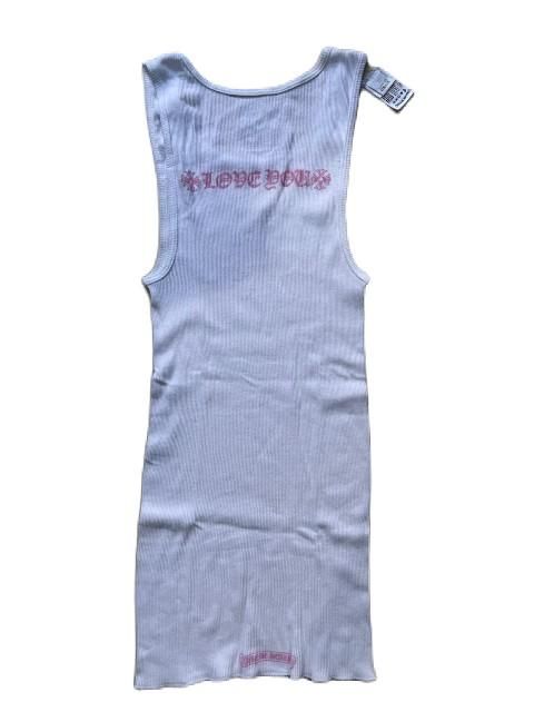 Chrome Hearts  クロムハーツ　ホワイト タンクトップ ヴィンテージ Size【L】 CHROME HEARTS クロム・ハーツ HORSESHOE RIB TANKTOP