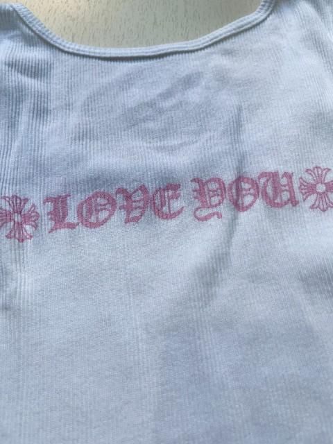 CHROME HEARTSクロムハーツタンクトップ white/pink オンライン