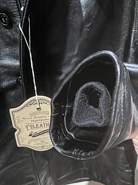 Y'2 LEATHER/ワイツーレザーアニリンホース、ムートンN1デッキジャケット - 夜型大型セレクトショップ　AMERICAN DREAM名古屋