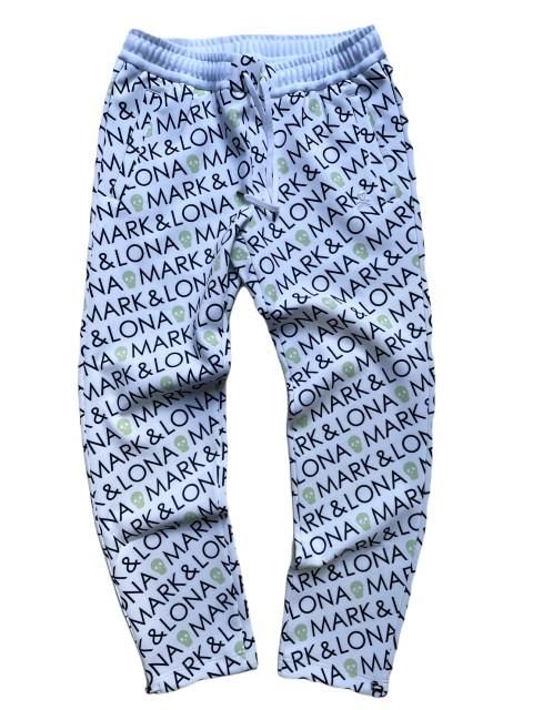MARK&LONA マーク＆ロナAlpha Jogger ジョガーパンツ white MLM