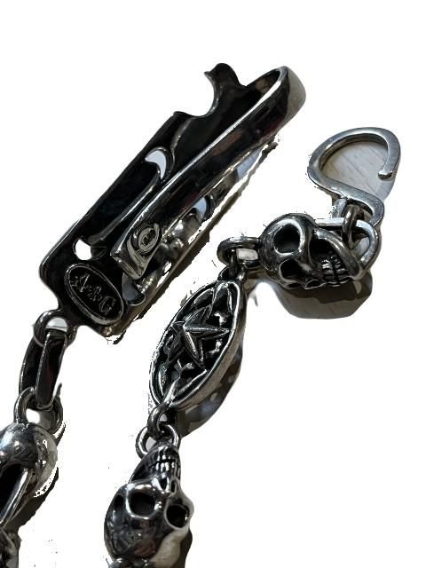 A&Gエーアンドジーウォレットチェーン JWC-703- 夜型大型