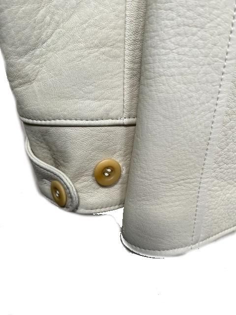 Y'2LEATHERワイツーレザーDEER SKIN ROUNDED HEM カーコート