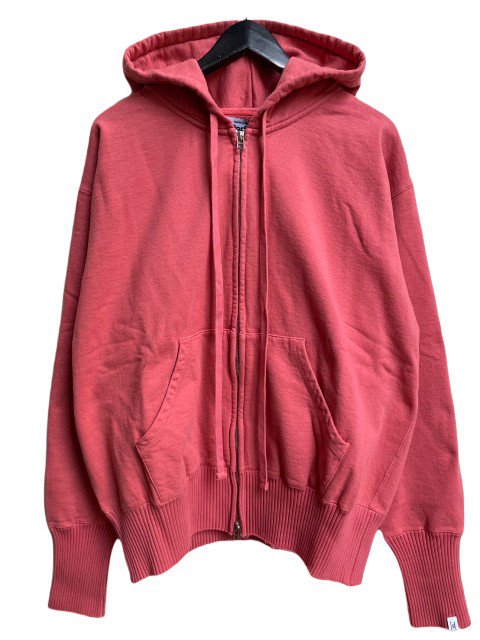 Perfect ribsパーフェクトリブスBasic Zip Hoodie Vintage pink- 夜型大型セレクトショップ　AMERICAN  DREAM名古屋