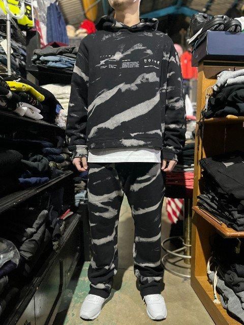 STAMPDスタンプドStampd Sound System Tie Dye Cropped Hoodie Zebra