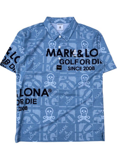 MARK&LONA マーク＆ロナFLOG Collar Polo sax MLM-4A-AP04- 夜型大型セレクトショップ　AMERICAN  DREAM名古屋