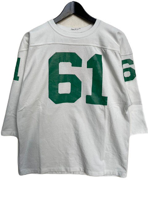 JACKSON MATISSEジャクソンマティス61 Football Tee white- 夜型大型セレクトショップ　AMERICAN  DREAM名古屋