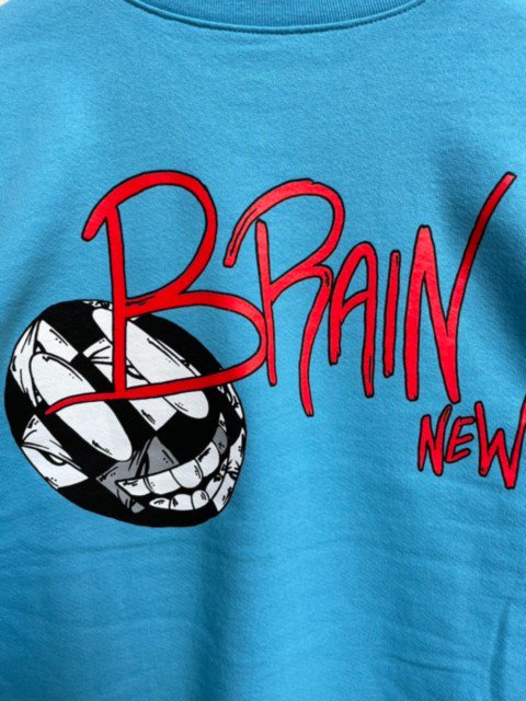 CHROME HEARTSクロムハーツMATTYBOY CREWNECK BRAIN NEW スウェット blue- 夜型大型セレクトショップ  AMERICAN DREAM名古屋