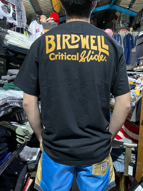 TCSSティーシーエスエス/クリティカルスライドCRITICAL SLIDE×BIRDWELL COLLABORATION BIRDSLIDETシャツ　 black- 夜型大型セレクトショップ　AMERICAN DREAM名古屋