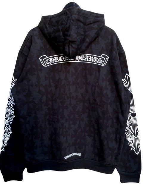 送料込◆CHROME HEARTS◆セメタリー オールプリント パーカー 楽天市場】クロムハーツ セメタリー（パーカー｜トップス