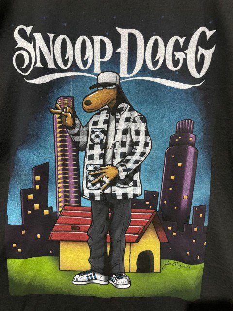 SNOOP DOGGスヌープドッグ joe cool TシャツA black- 夜型大型セレクトショップ AMERICAN DREAM名古屋