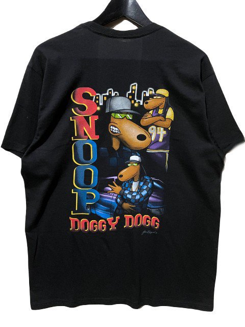 SNOOP DOGGスヌープドッグ joe cool TシャツCバックプリント black- 夜型大型セレクトショップ　AMERICAN  DREAM名古屋