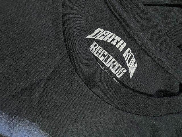 SNOOP DOGG death row recordsスヌープドッグ Tシャツ black- 夜型大型