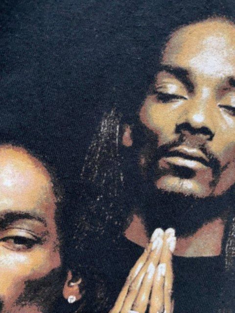 SNOOP DOGG death row recordsスヌープドッグ Tシャツ black- 夜